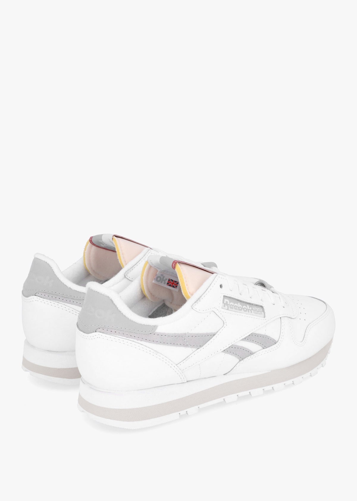 Men's Classic Cloud White Pure Grey 3 Pure Grey 2 Leather & Suede Trainers