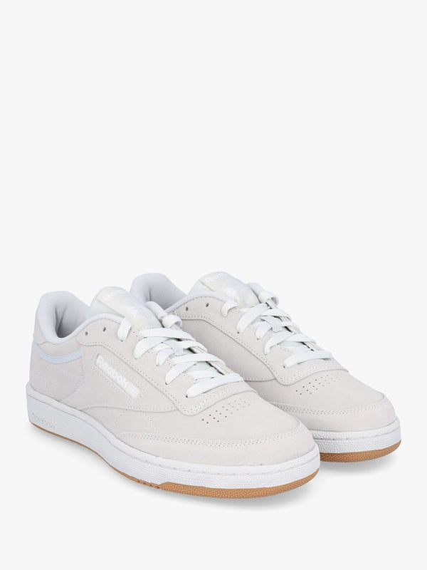 Men's Club C 85 Pure Grey 2 White RBKLE 3 Tennis Trainers