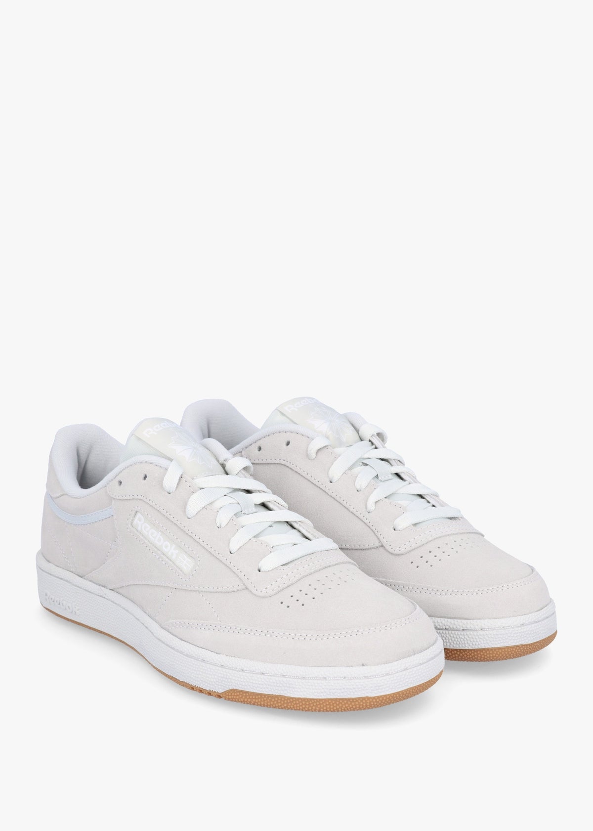 Men's Club C 85 Pure Grey 2 White RBKLE 3 Tennis Trainers