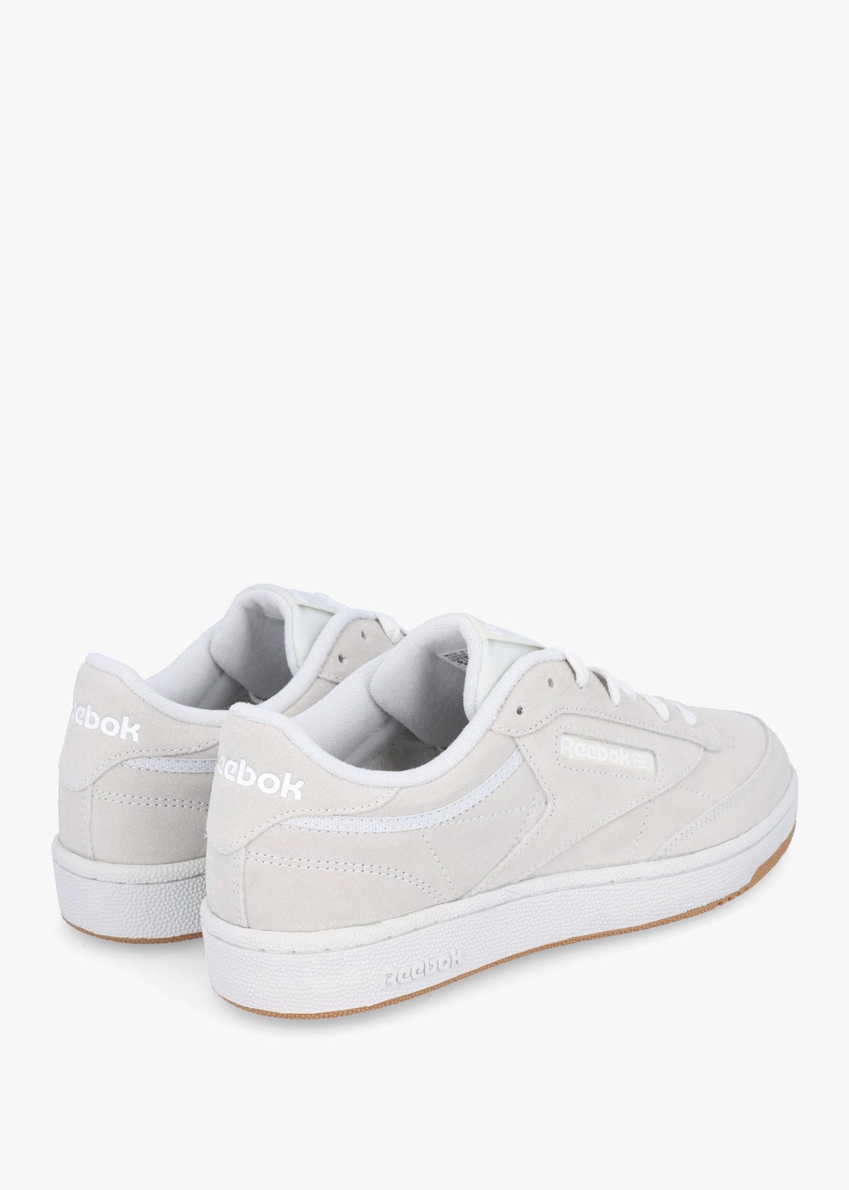 Men's Club C 85 Pure Grey 2 White RBKLE 3 Tennis Trainers