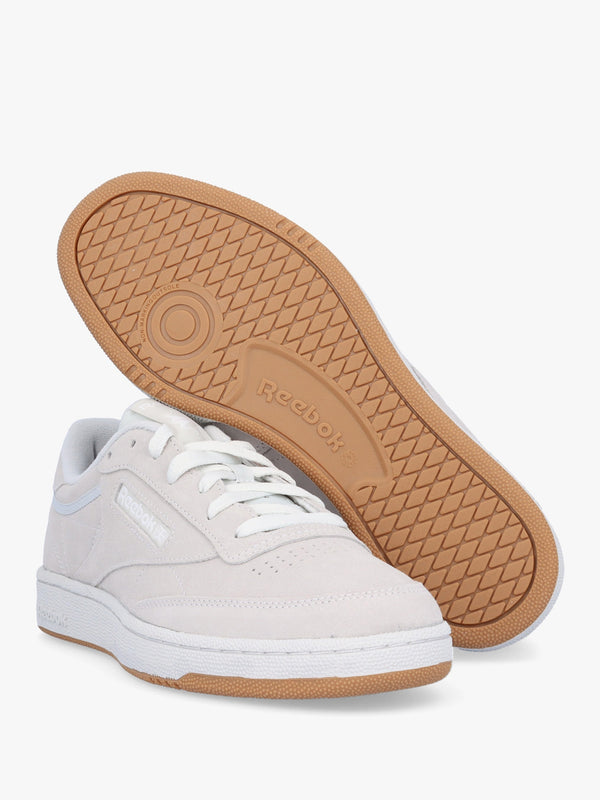 Men's Club C 85 Pure Grey 2 White RBKLE 3 Tennis Trainers