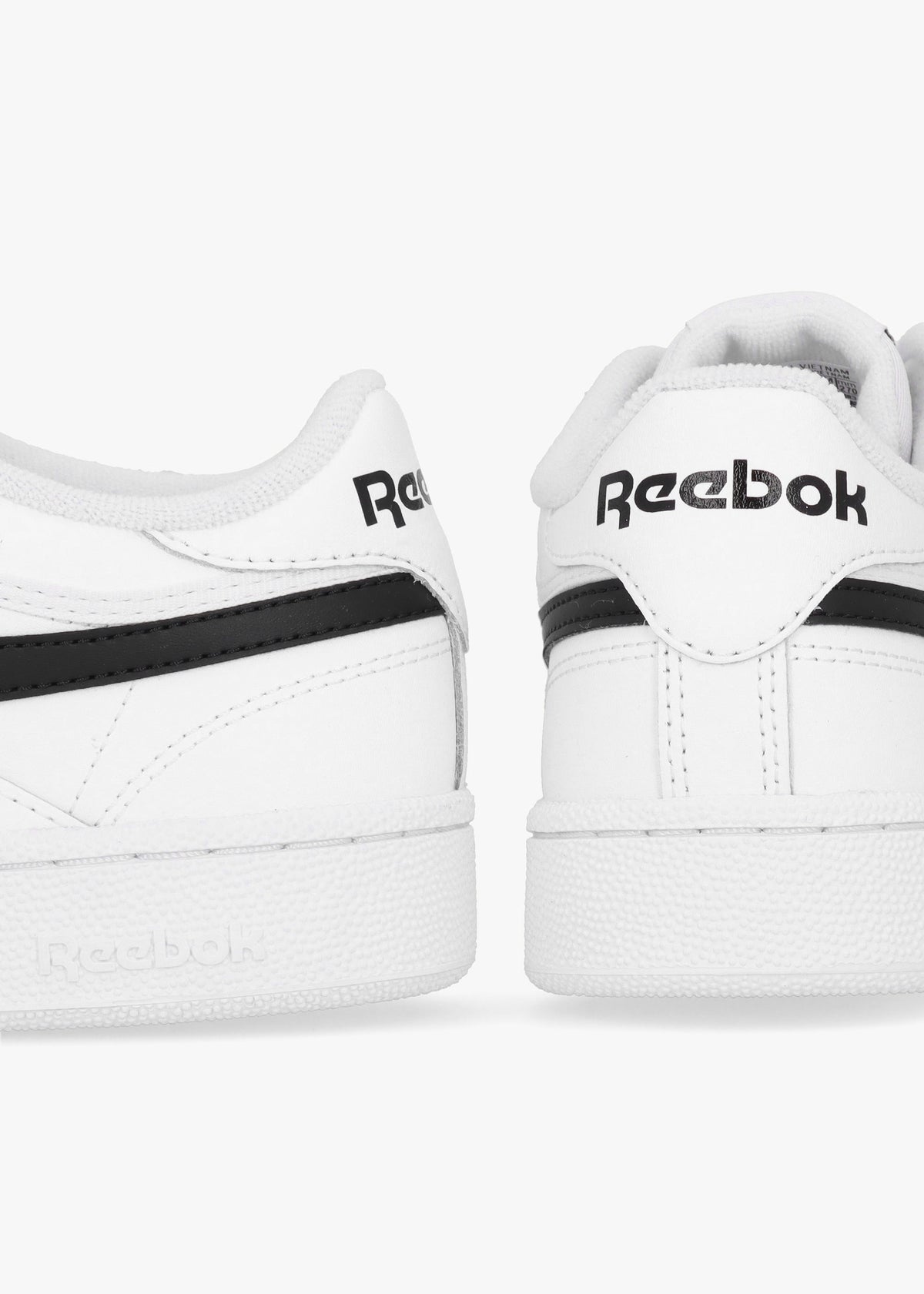 Unisex Club C Revenge White Black White Leather Tennis Trainers