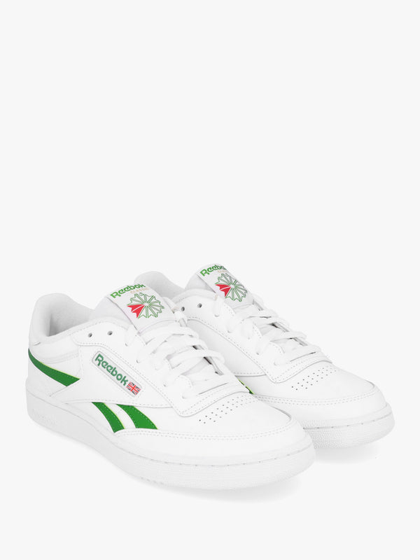 Unisex Club C Revenge White Green White Leather Tennis Trainers