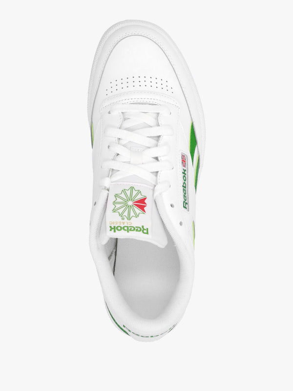 Unisex Club C Revenge White Green White Leather Tennis Trainers