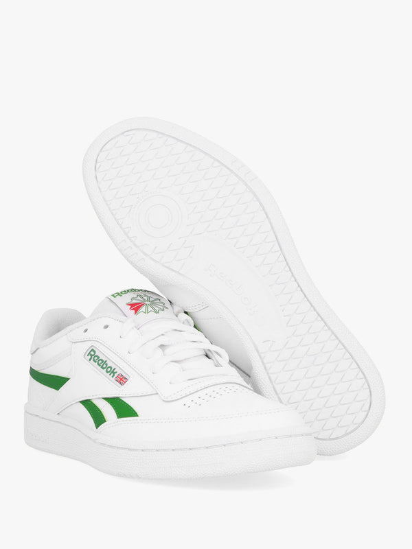 Unisex Club C Revenge White Green White Leather Tennis Trainers