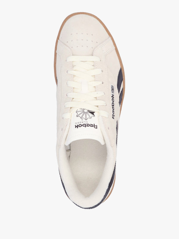 Men's Club C Grounds Chalk Core Black Suede Tennis Trainers