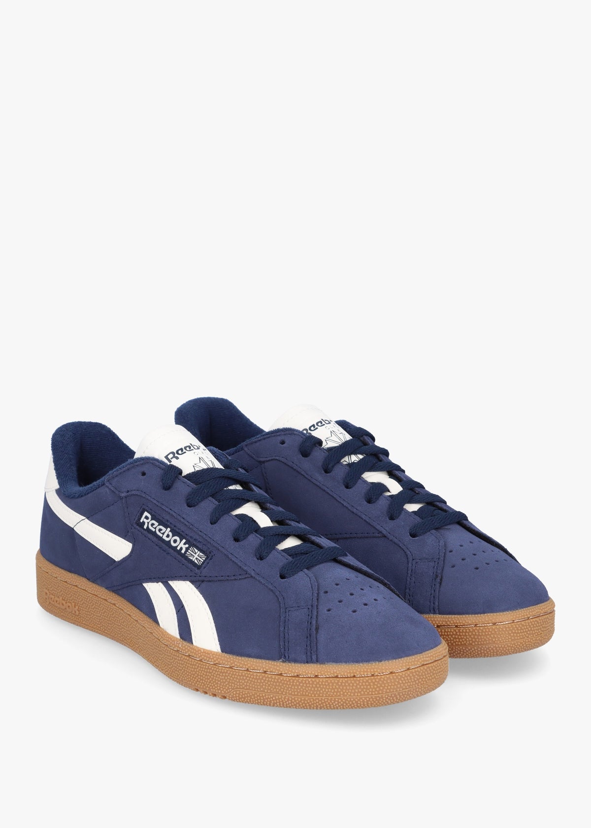Men's Club C Grounds Vector Navy Chalk Gum Suede Tennis Trainers