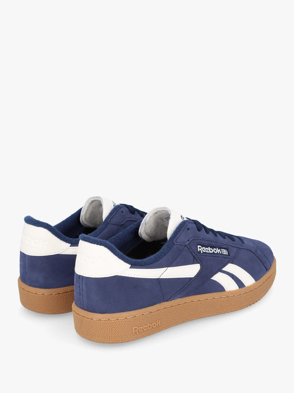 Men's Club C Grounds Vector Navy Chalk Gum Suede Tennis Trainers