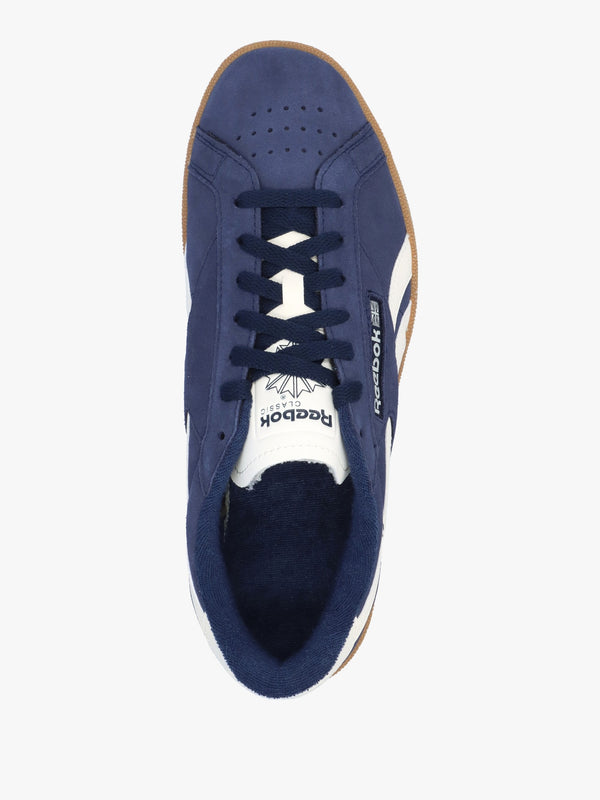 Men's Club C Grounds Vector Navy Chalk Gum Suede Tennis Trainers