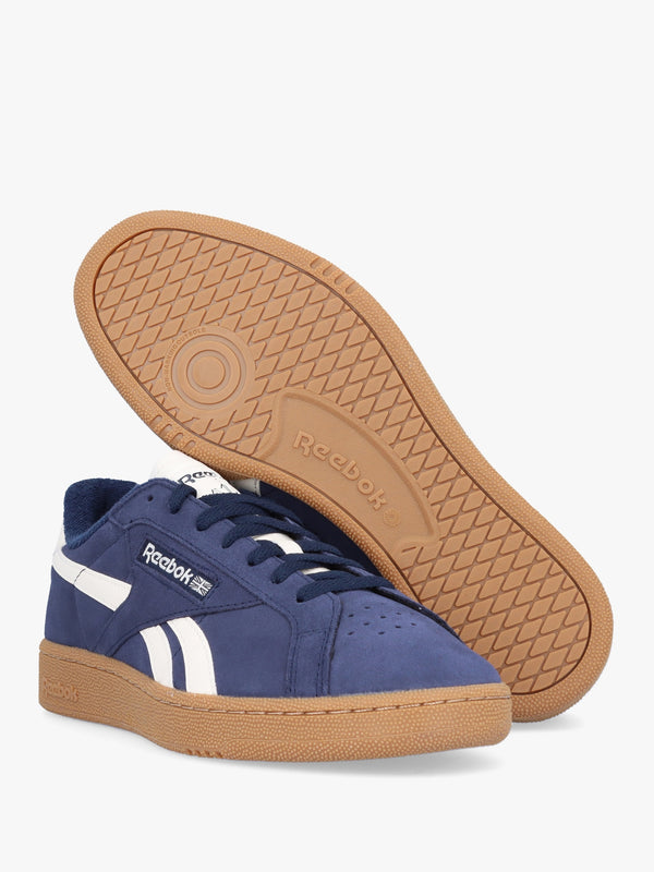 Men's Club C Grounds Vector Navy Chalk Gum Suede Tennis Trainers