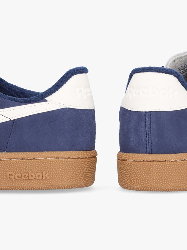 Men's Club C Grounds Vector Navy Chalk Gum Suede Tennis Trainers