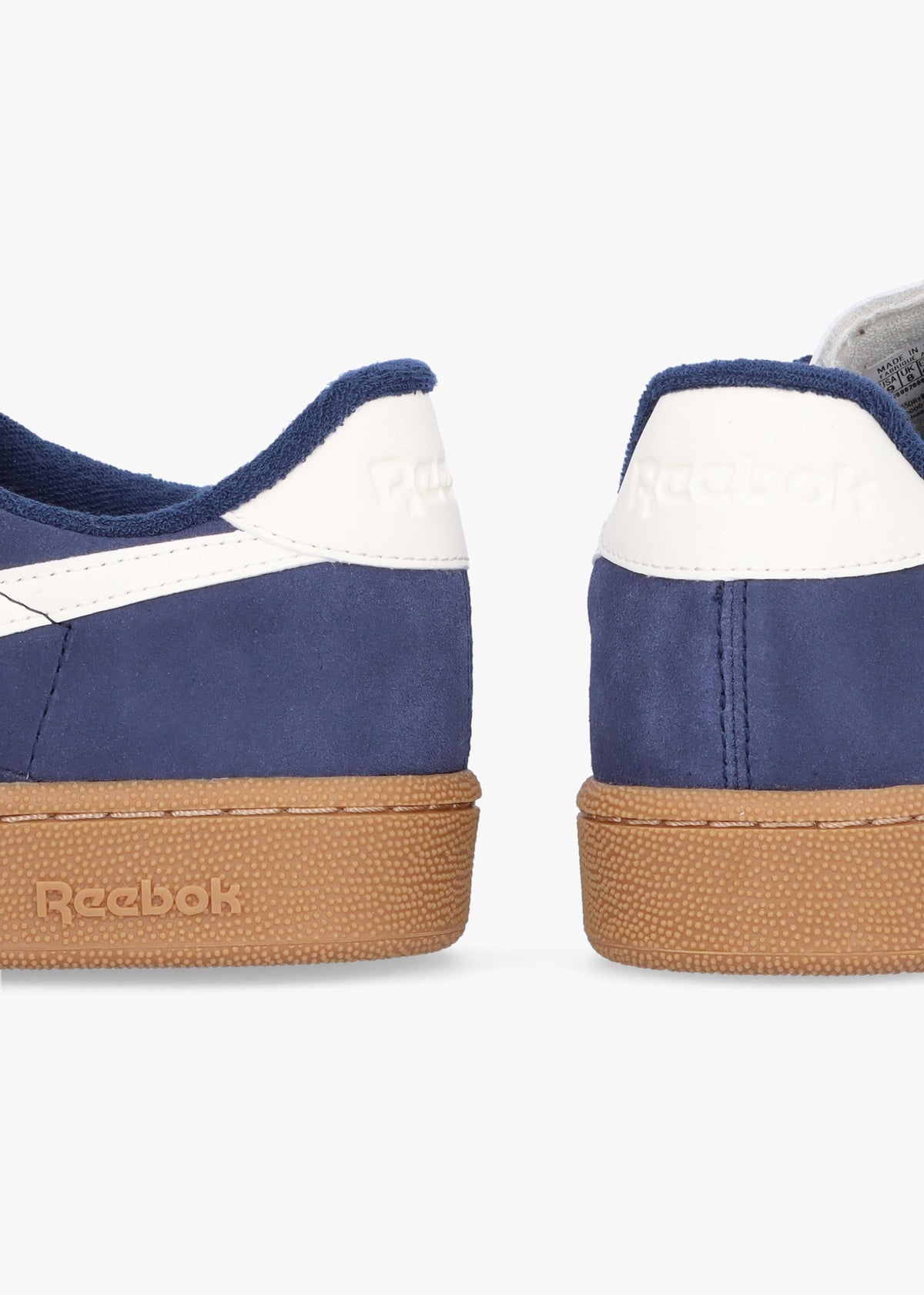 Men's Club C Grounds Vector Navy Chalk Gum Suede Tennis Trainers