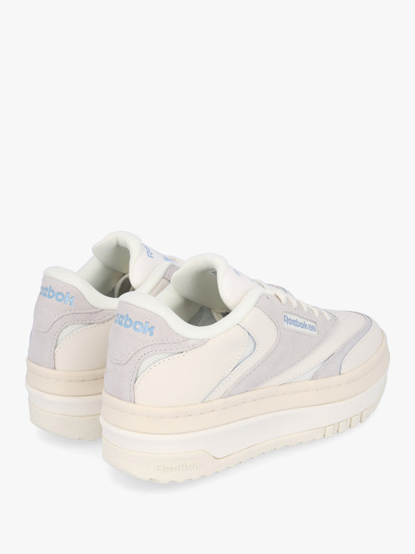 Women's Club C Extra Chalk Pure Grey 2 Vintage Blue Leather Tennis Trainers