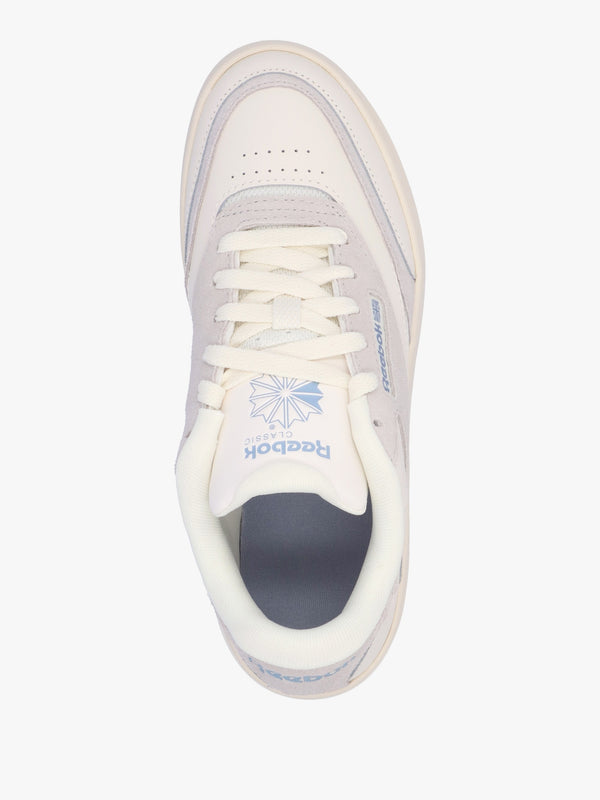 Women's Club C Extra Chalk Pure Grey 2 Vintage Blue Leather Tennis Trainers