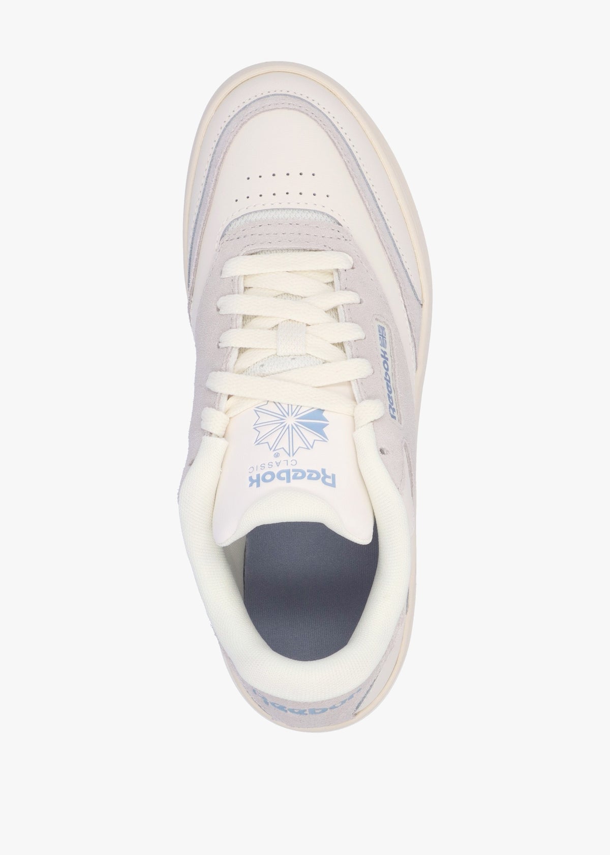 Women's Club C Extra Chalk Pure Grey 2 Vintage Blue Leather Tennis Trainers