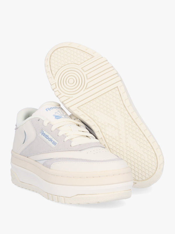 Women's Club C Extra Chalk Pure Grey 2 Vintage Blue Leather Tennis Trainers