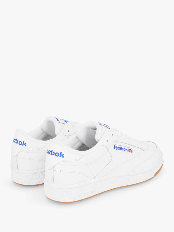Unisex Club C 85 White Royal Gum Leather Tennis Trainers