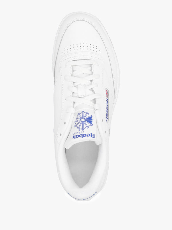 Unisex Club C 85 White Royal Gum Leather Tennis Trainers