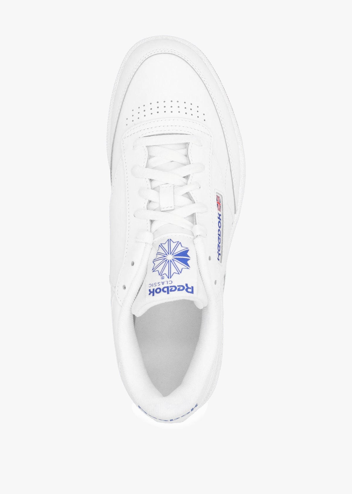 Unisex Club C 85 White Royal Gum Leather Tennis Trainers