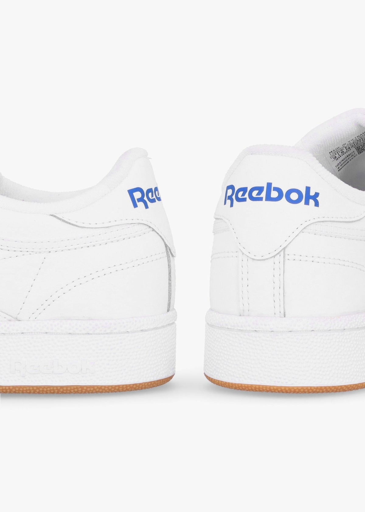 Unisex Club C 85 White Royal Gum Leather Tennis Trainers