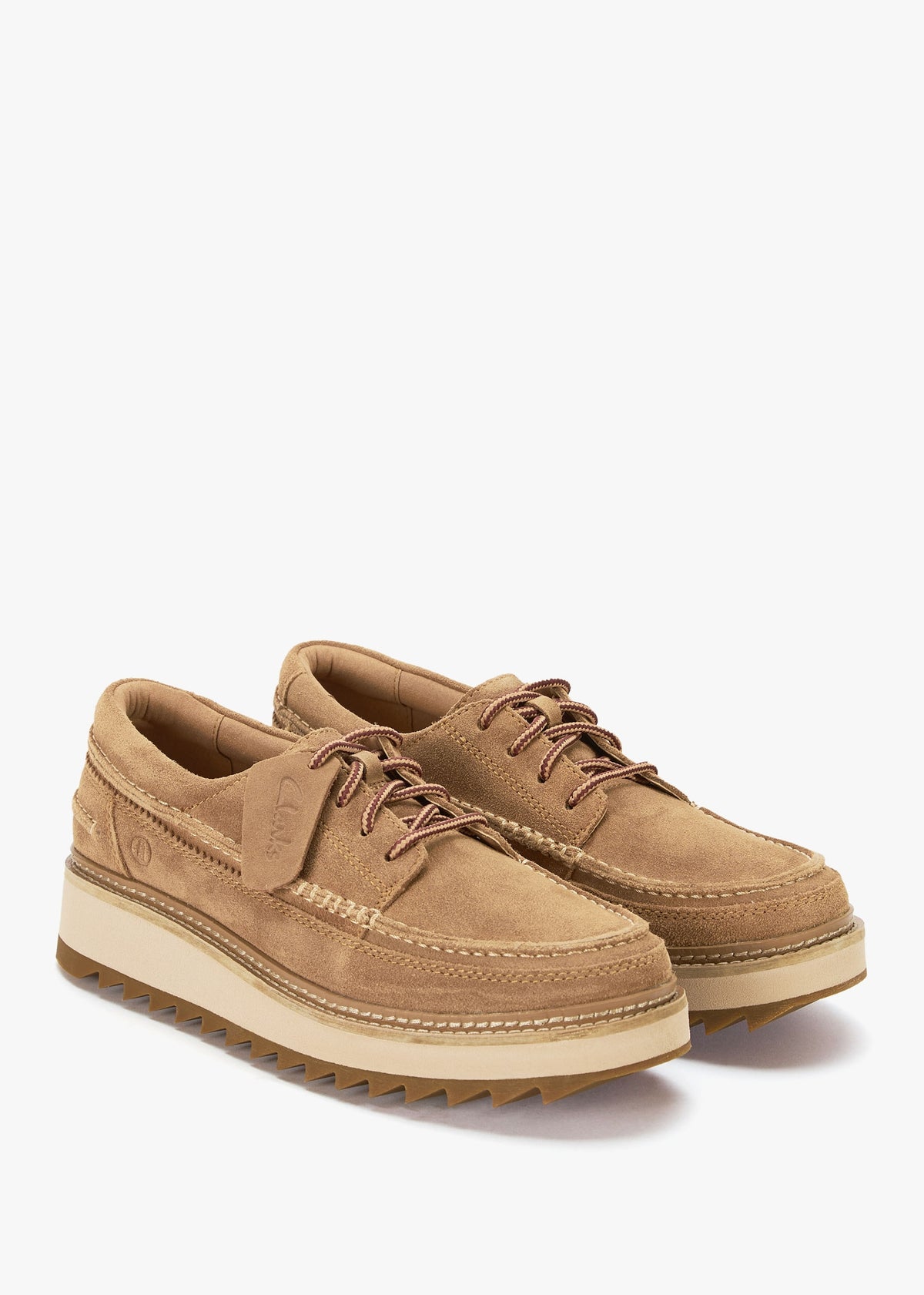 Men’s Clarkhill Light Tan Suede Lace Up Shoes