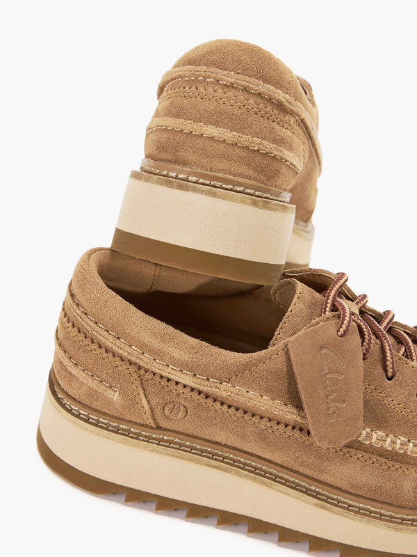 Men’s Clarkhill Light Tan Suede Lace Up Shoes