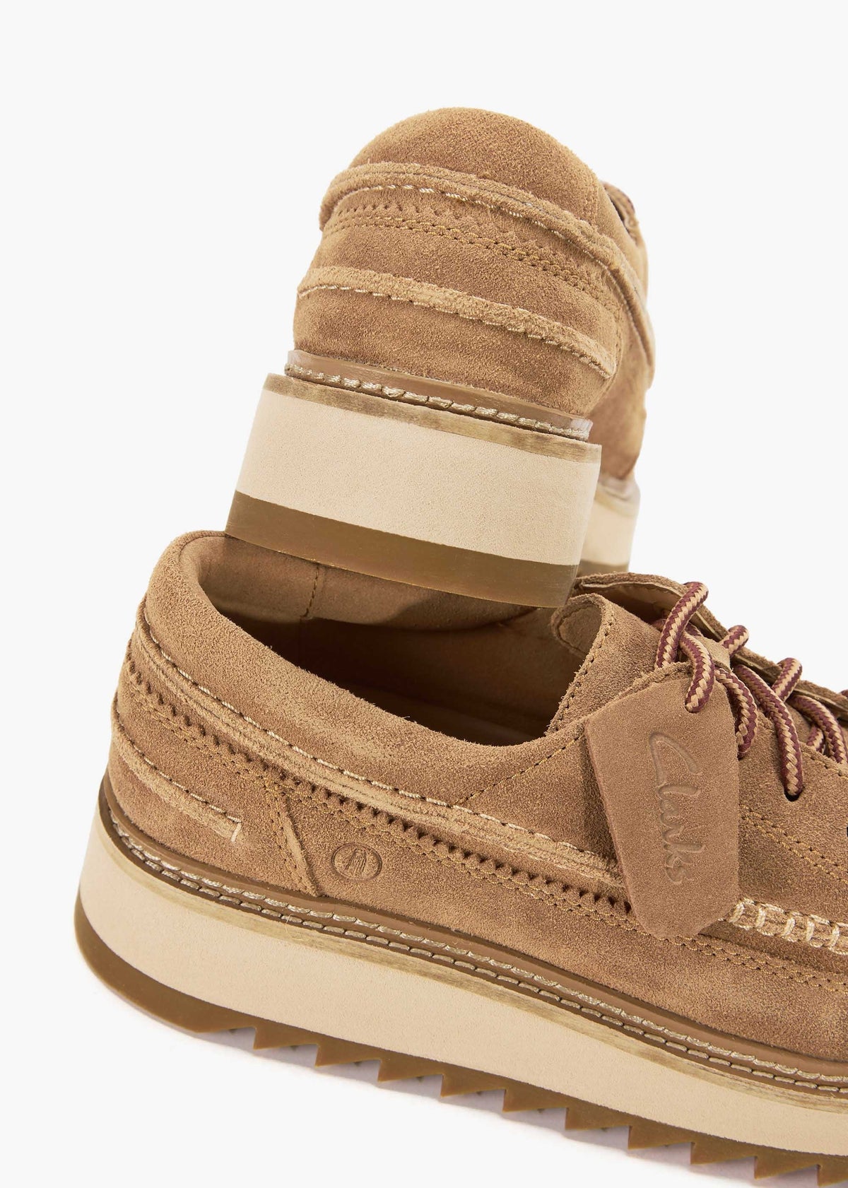 Men’s Clarkhill Light Tan Suede Lace Up Shoes