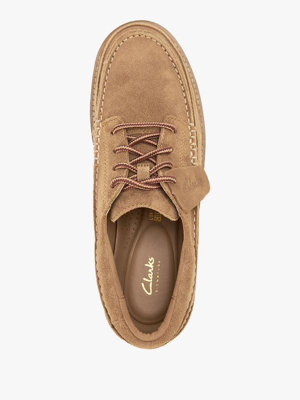 Men’s Clarkhill Light Tan Suede Lace Up Shoes