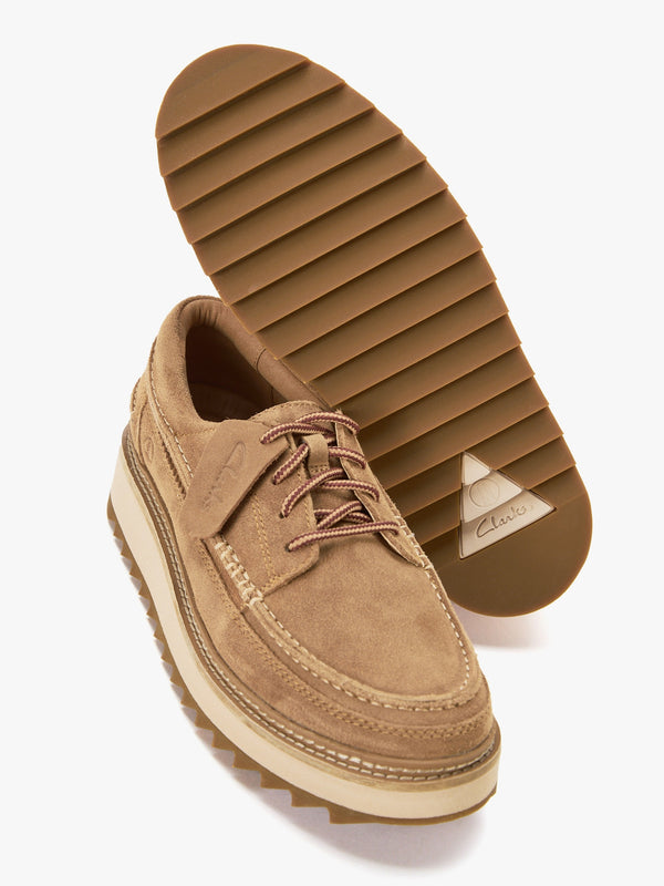 Men’s Clarkhill Light Tan Suede Lace Up Shoes