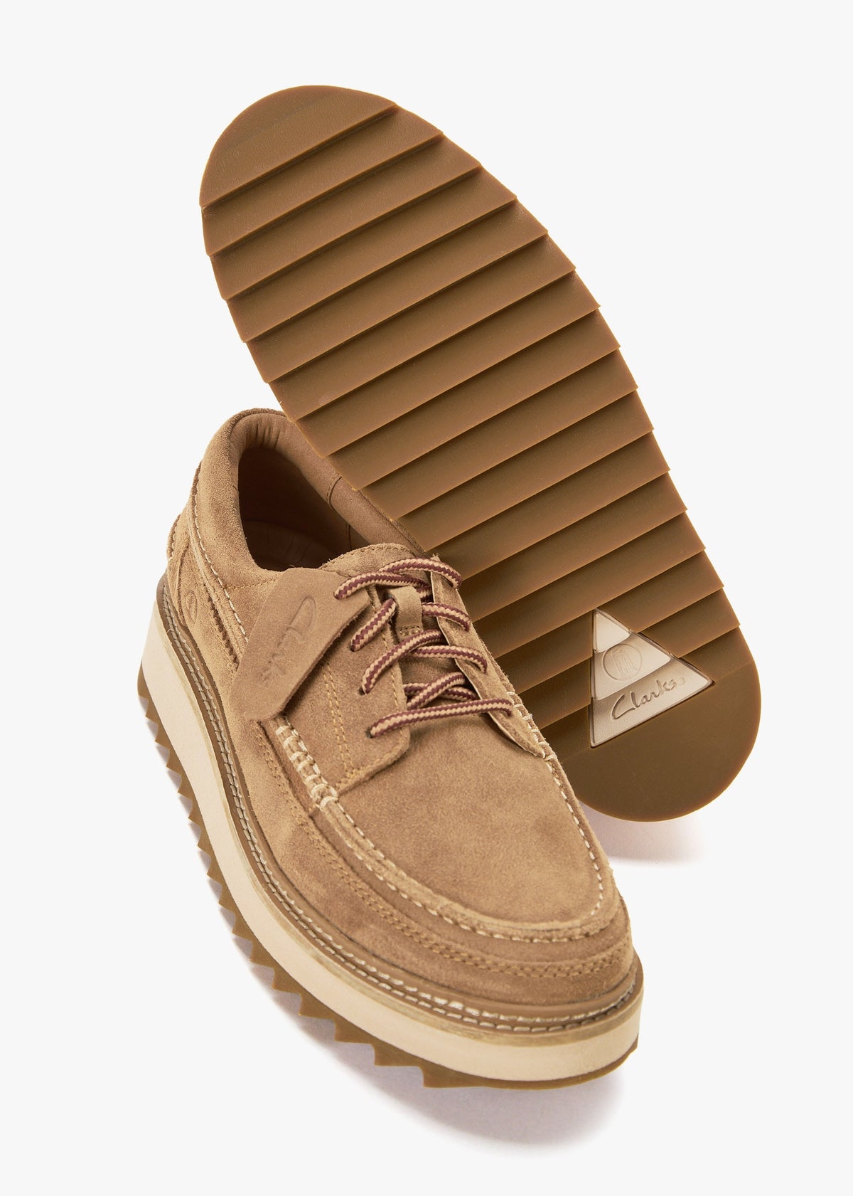Men’s Clarkhill Light Tan Suede Lace Up Shoes