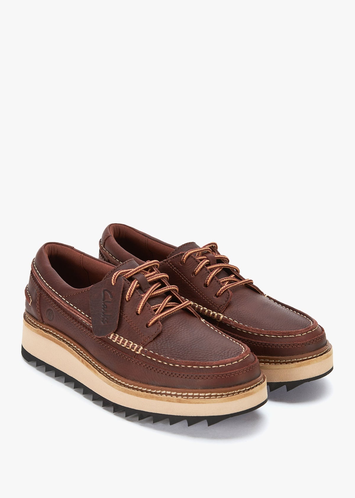 Men’s Clarkhill British Tan Leather Lace Up Shoes
