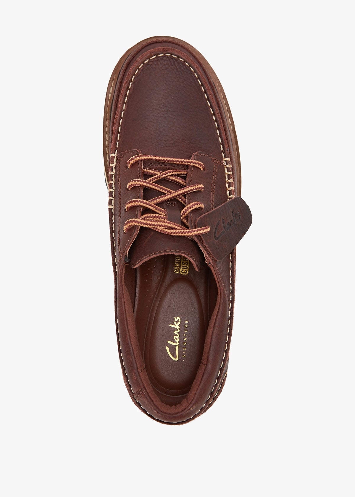 Men’s Clarkhill British Tan Leather Lace Up Shoes