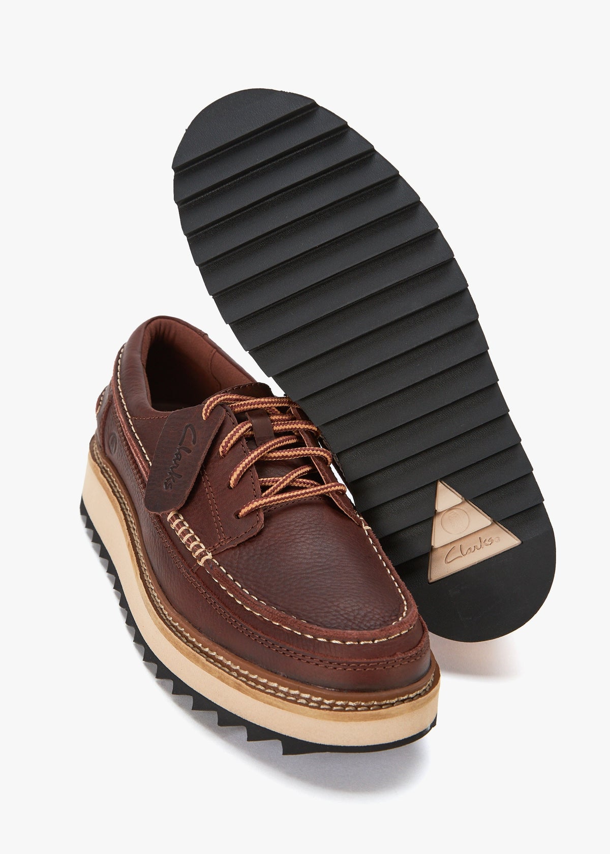 Men’s Clarkhill British Tan Leather Lace Up Shoes