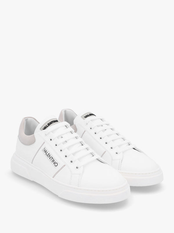 Men’s Stan S White Grey Lace Up Trainers