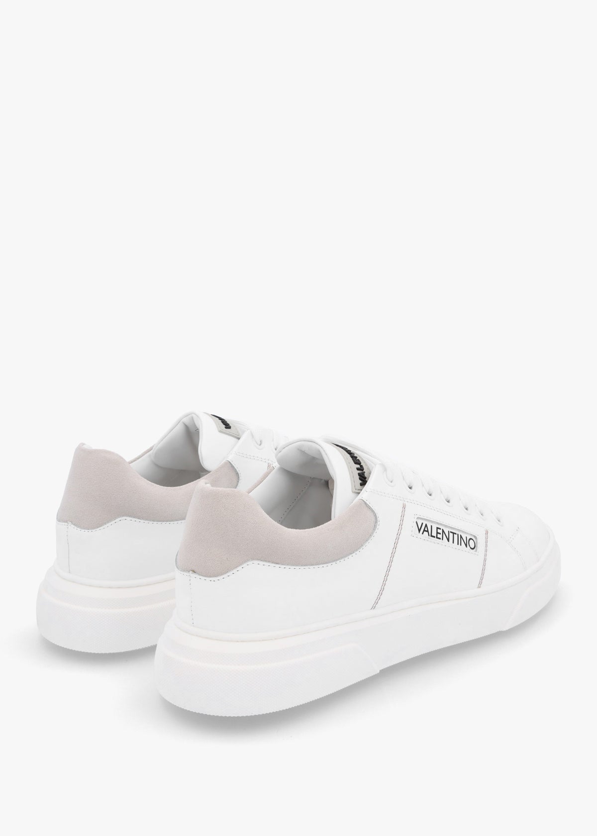 Men’s Stan S White Grey Lace Up Trainers