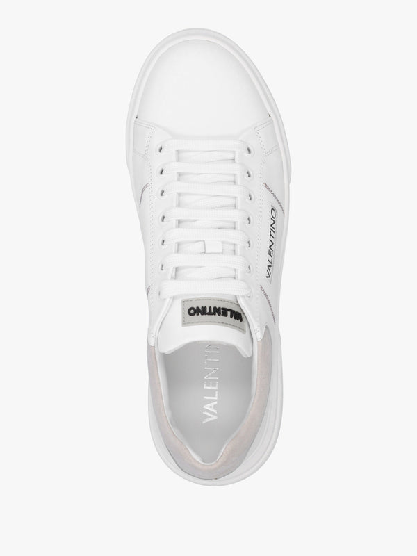 Men’s Stan S White Grey Lace Up Trainers