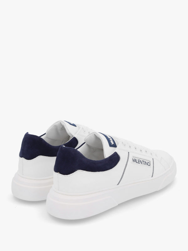 Men’s Stan S White Blue Lace Up Trainers