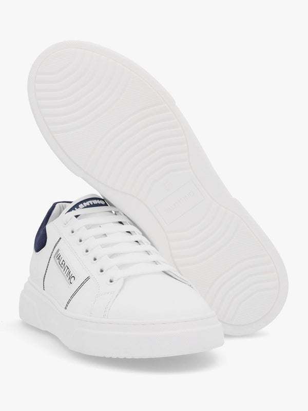 Men’s Stan S White Blue Lace Up Trainers