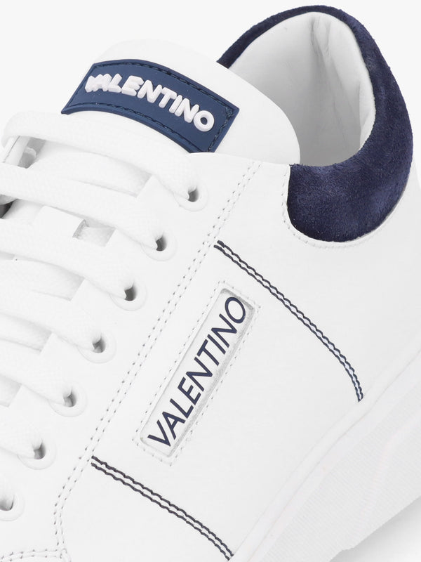 Men’s Stan S White Blue Lace Up Trainers