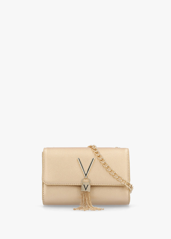Divina Oro Pebbled Shoulder Bag