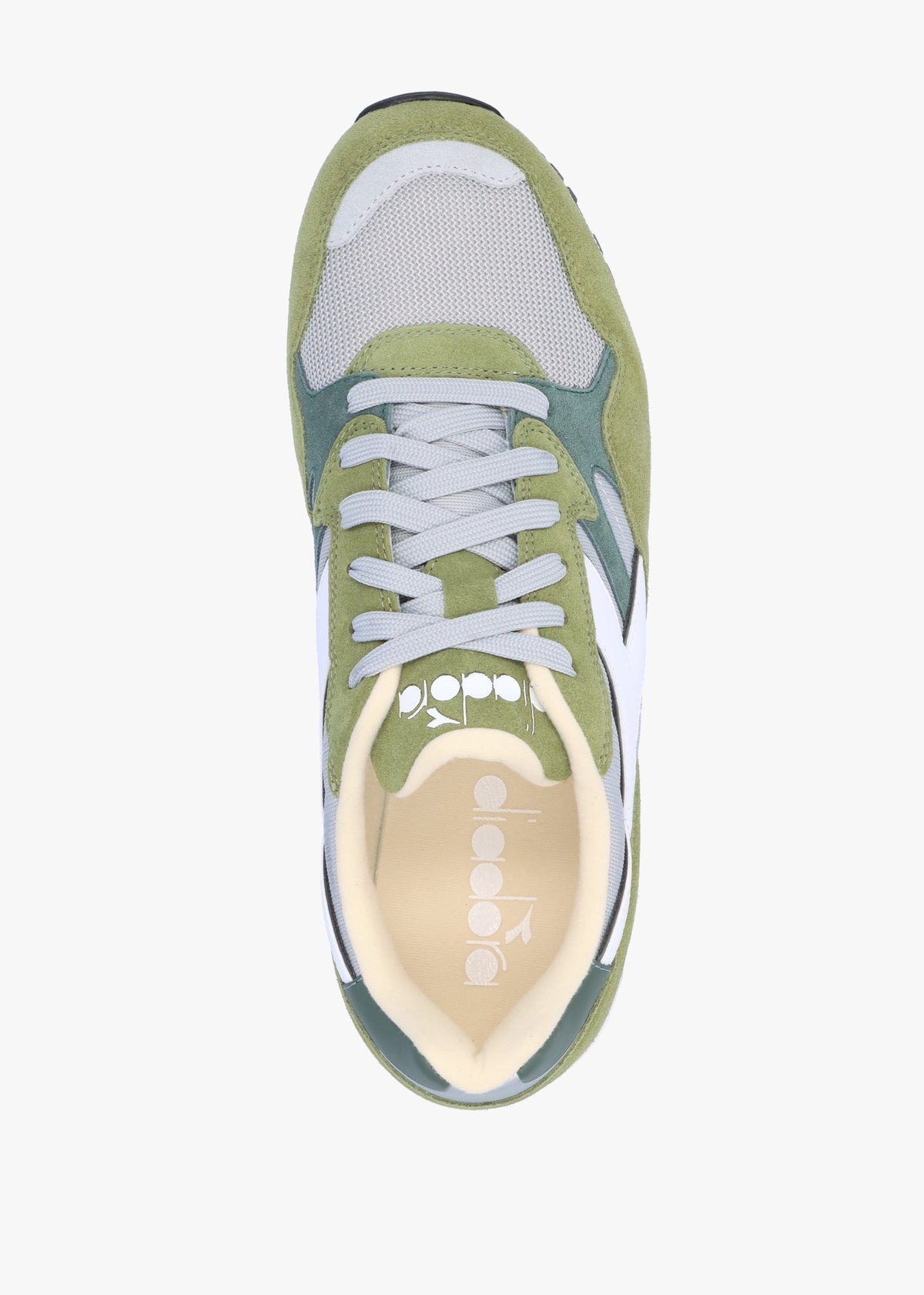 Men’s N902 White Sphagnum Suede Trainers