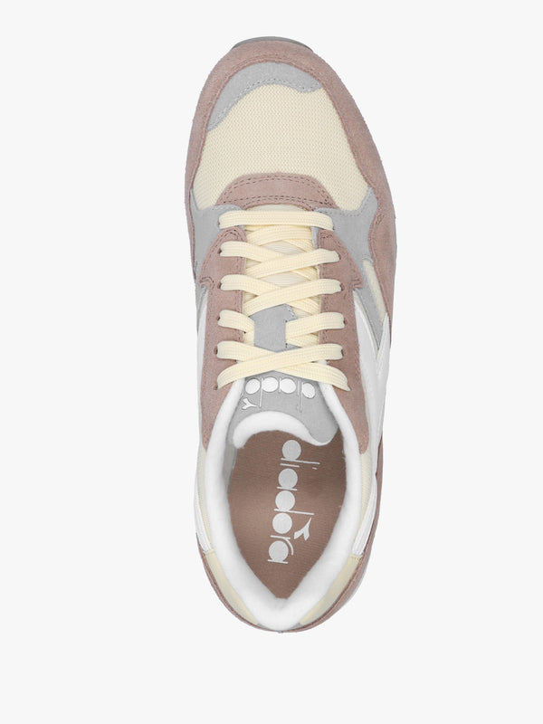 Men’s N902 Coffee Bean Cloud Cream Suede Trainers