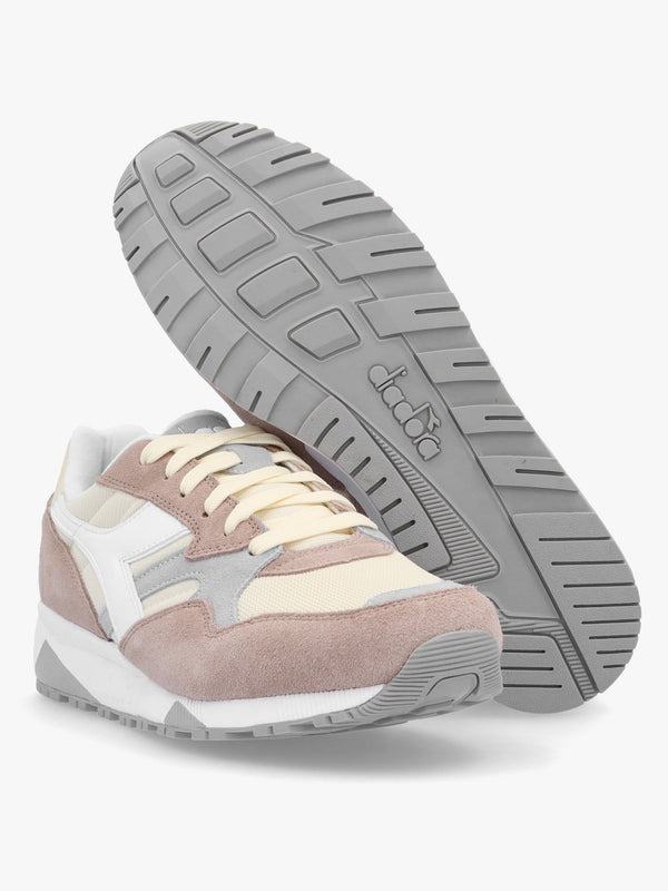 Men’s N902 Coffee Bean Cloud Cream Suede Trainers