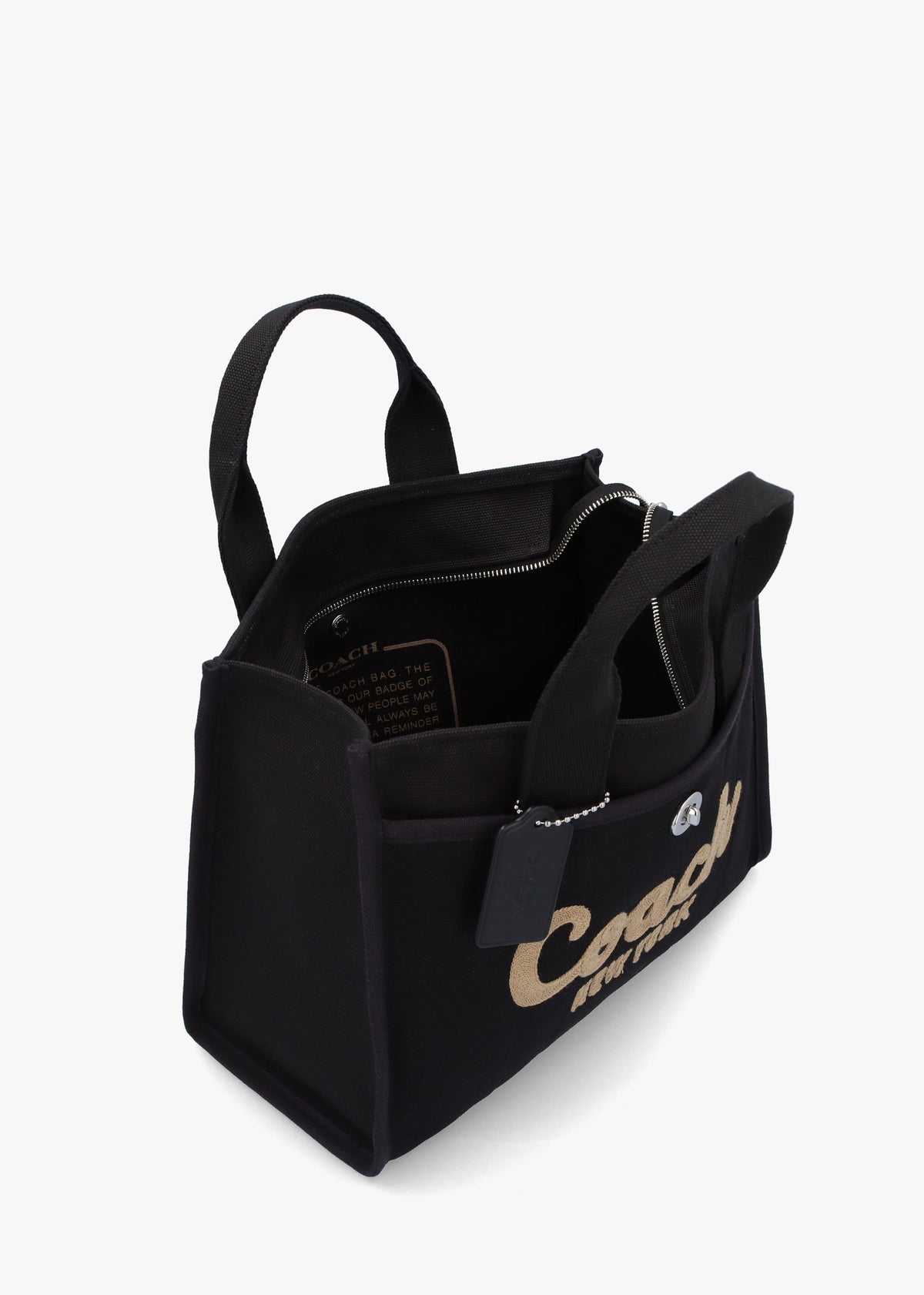 Cargo Black Canvas Tote Bag