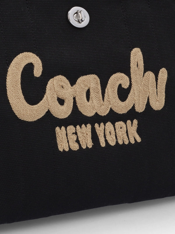 Cargo Black Canvas Tote Bag