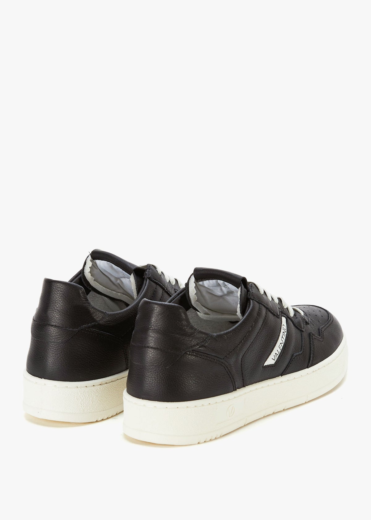 Men's Apollo Black Leather Trainers
