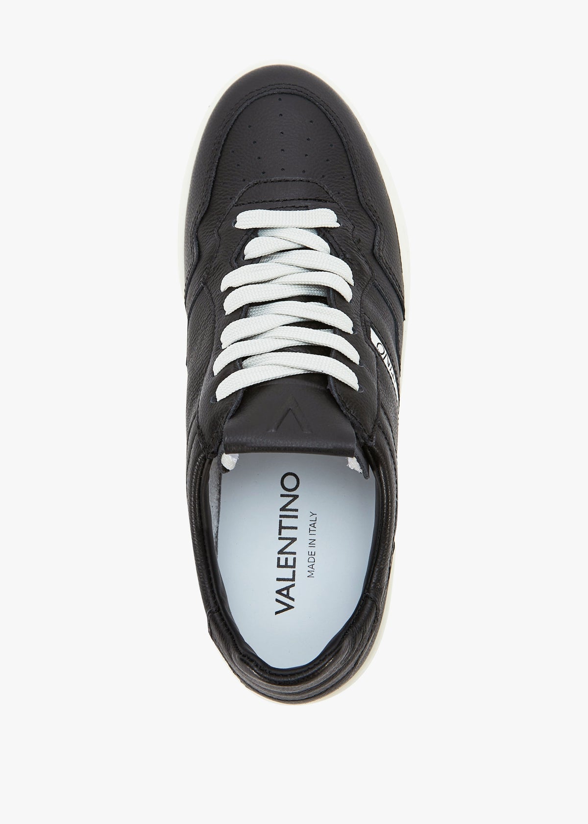 Men's Apollo Black Leather Trainers