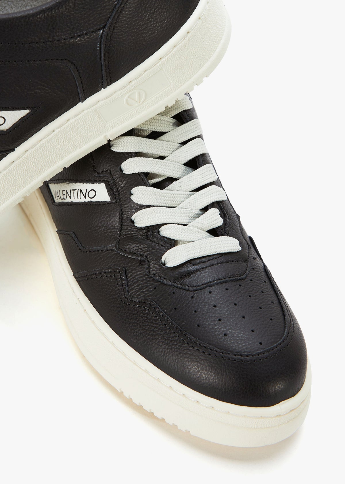 Men's Apollo Black Leather Trainers