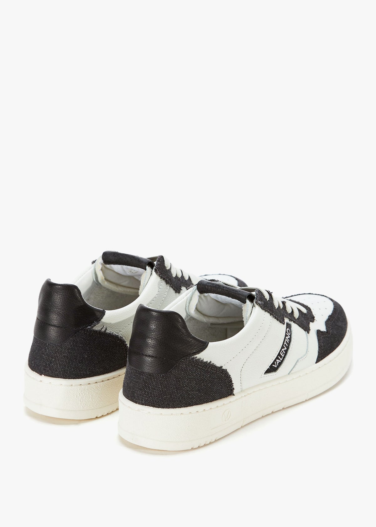 Men's Apollo Denim White Leather Trainers
