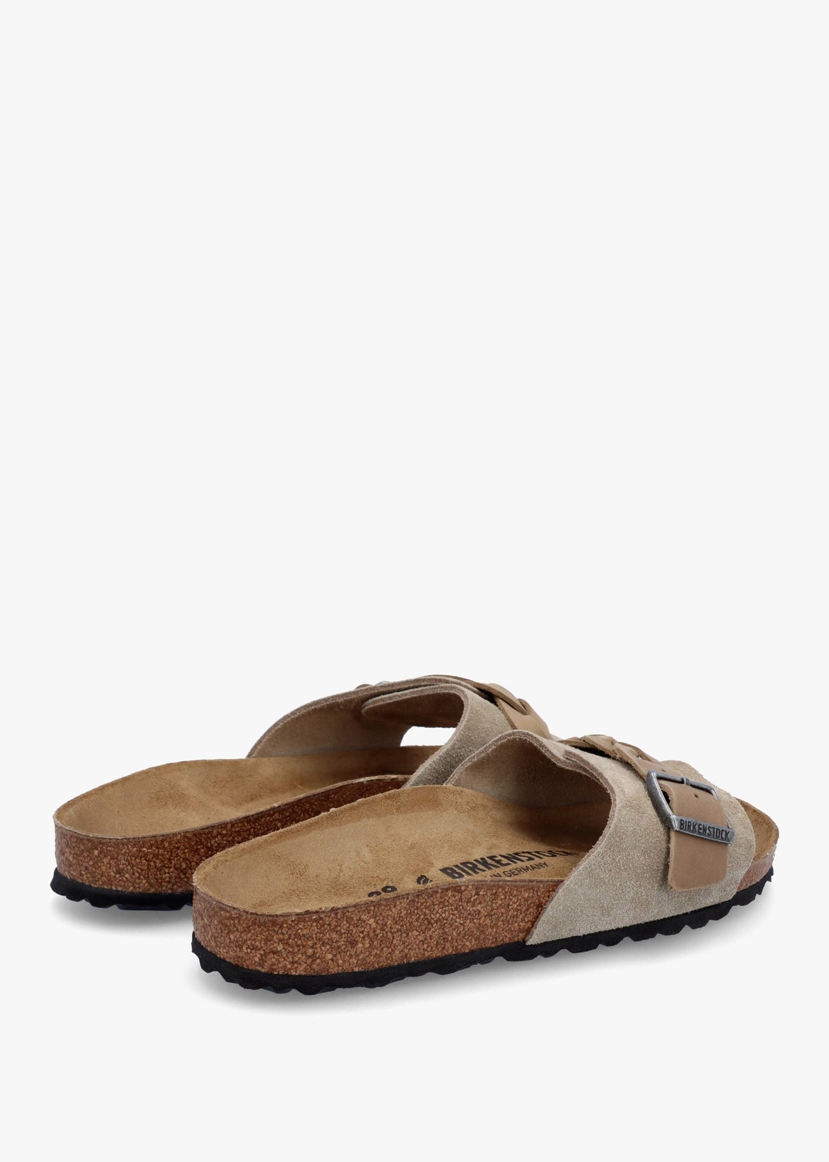 Oita Braided Taupe Suede Leather Mules